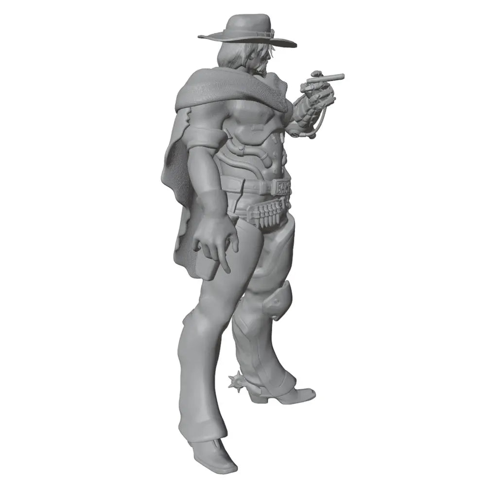 75mm Western Cowboy Gunslinger, Resin Model Figure Kit, Historical Theme, Unassembled and Unpainted