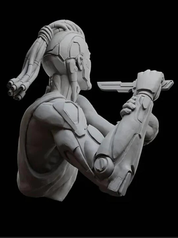 1/12 Ancient Warrior, Resin Model Bust Kit, Mythology Theme, Unassembled and Unpainted