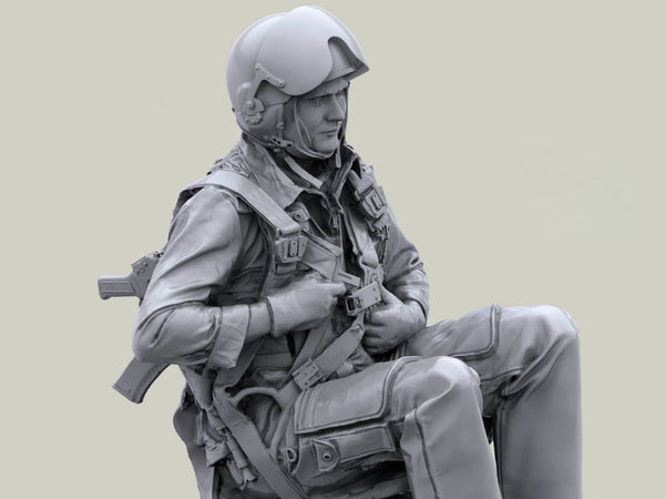 1/48 Modern Tactical Soldiers, 3 Figures, Resin Model Figure Kit, Unassembled and Unpainted