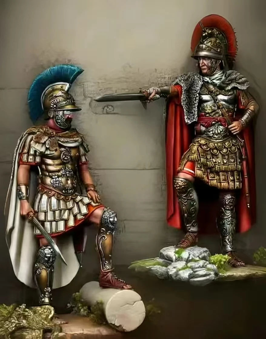 90mm Ancient Roman Centurion, Resin Model Figure Kit, Unassembled and Unpainted