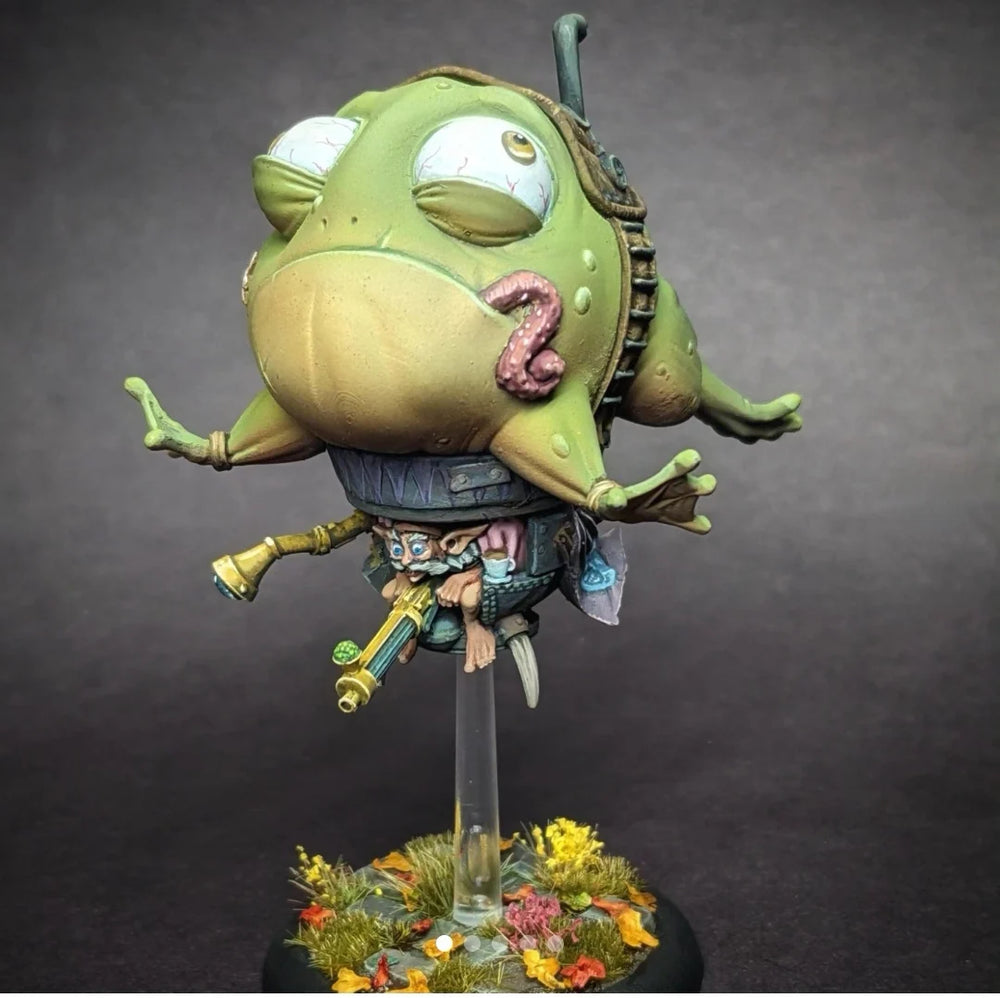 Goblin Airship Pilot, Resin Model Vehicle Kit, Fantasy Theme, Unassembled and Unpainted