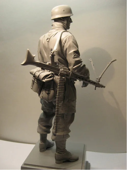 1/9 WWI German Imperial Soldier, Resin Model Figure Kit, Unassembled and Unpainted
