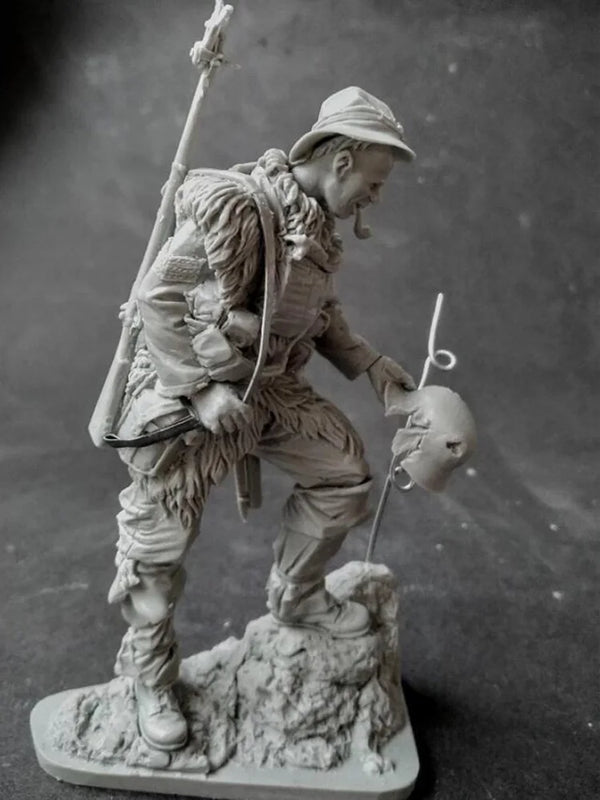 1/16 WWI ANZAC West Front Soldier, Resin Model Figure Kit, Unassembled and Unpainted