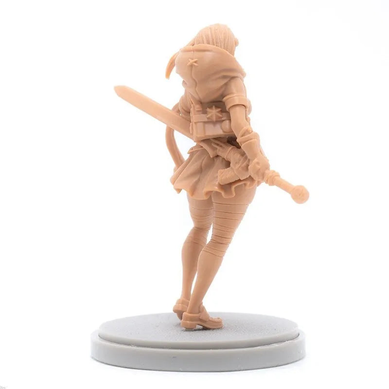 30mm Female Archer, Resin Model Figure Kit, Anime Theme, Unassembled and Unpainted