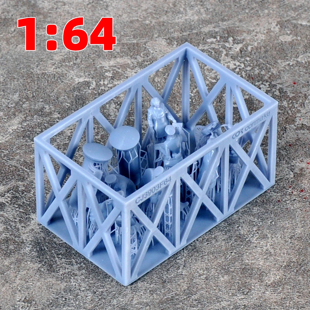1/35 Street Scene Civilians, 25 Figures, Resin Model Figure Kit, Historical Theme, Unassembled and Unpainted