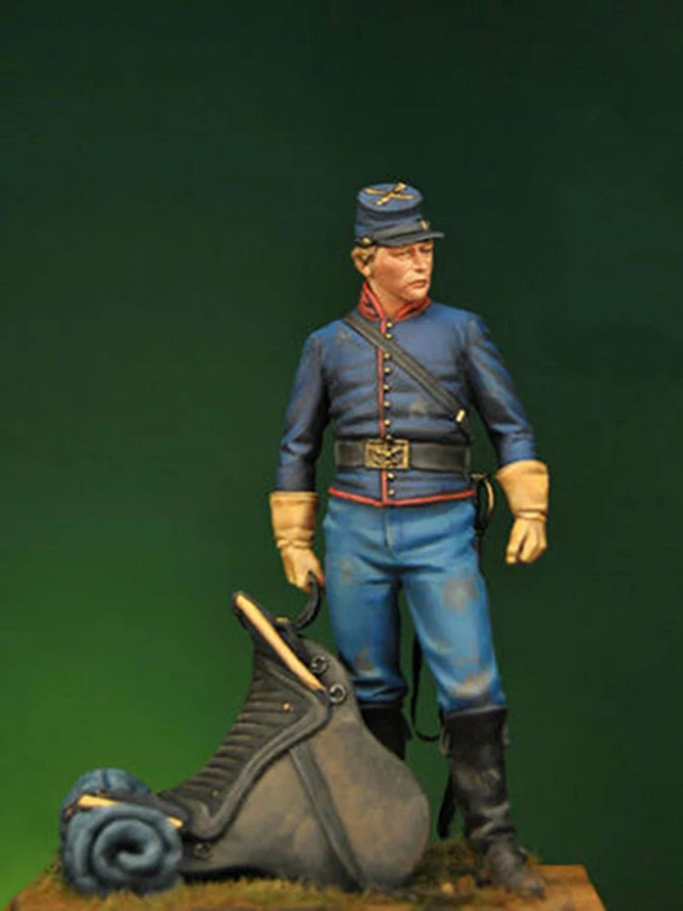 1/24 American Civil War Federal Artillery Officer, Resin Model Figure Kit, Unassembled and Unpainted