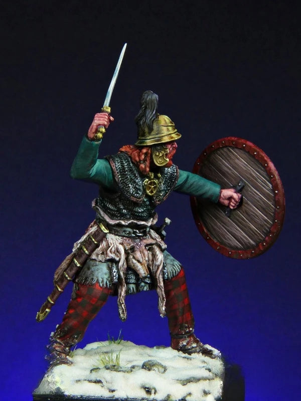 54mm Warrior, Resin Model Figure Kit, Fantasy Theme, Unassembled and Unpainted