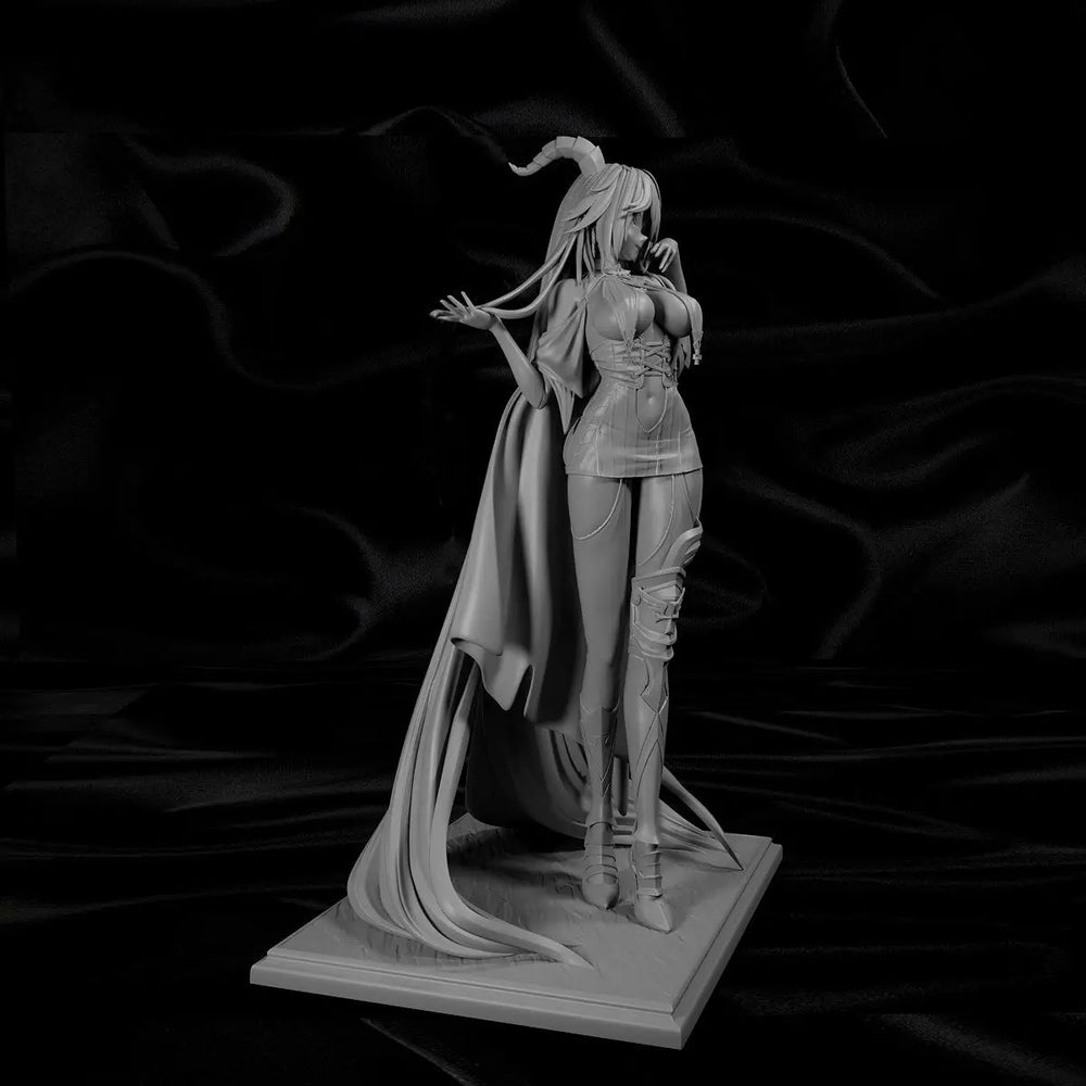 80mm Female Elf Warrior, Resin Model Figure Kit, Fantasy Theme, Unassembled and Unpainted