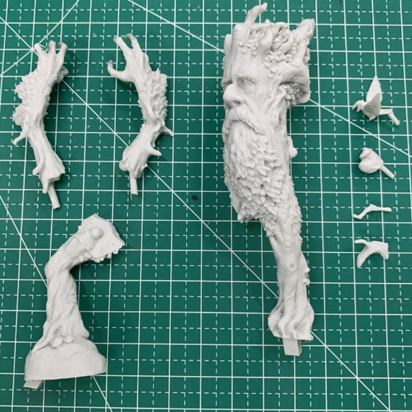 100mm Satyr/Dryad, Resin Model Figure Kit, Fantasy Theme, Unassembled and Unpainted