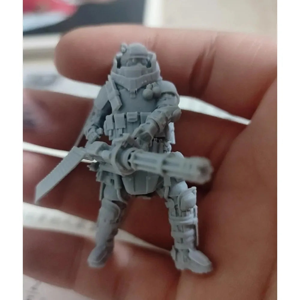 1/35 Commando Exoskeleton, Resin Model Figure Kit, Sci-Fi Theme, Unassembled and Unpainted