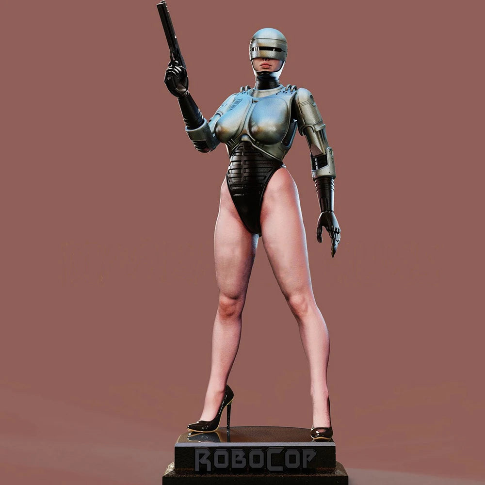 Sci-Fi Female Soldier — 75mm Resin Figure