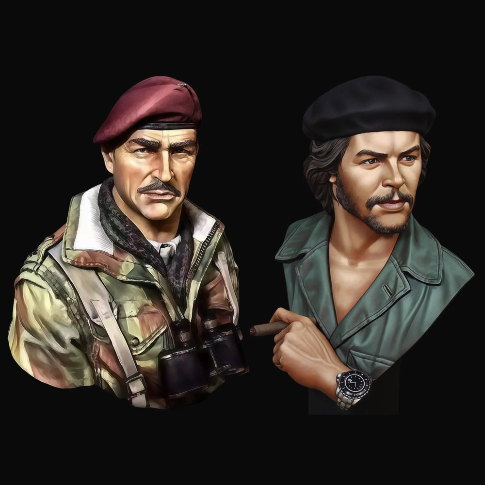1/10 Modern Special Ops Officers, 2 Figures, Resin Model Bust Kit, Unassembled and Unpainted
