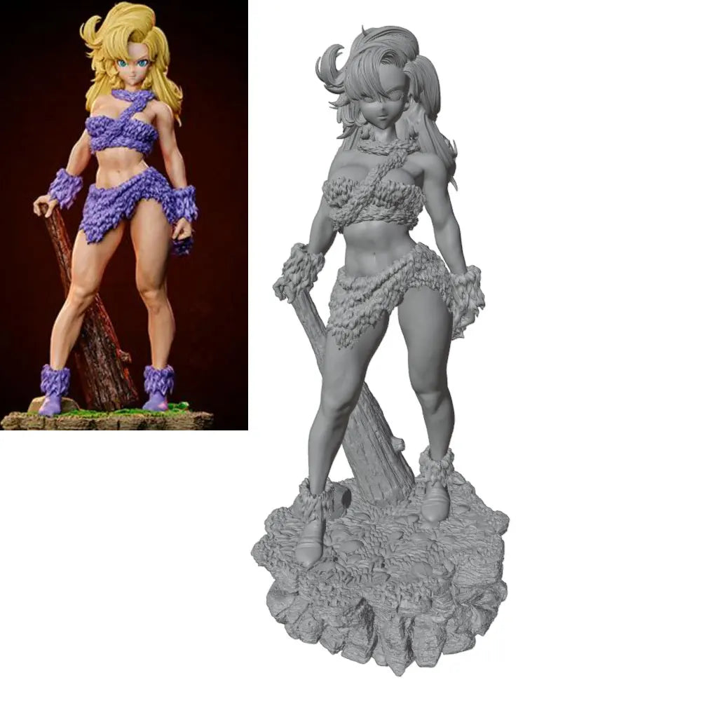1/24 Pin-Up Fantasy Girl, Resin Model Figure Kit, Unassembled and Unpainted