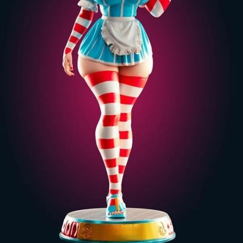 1/24 Diner Waitress, Resin Model Figure Kit, Historical Theme, Unassembled and Unpainted