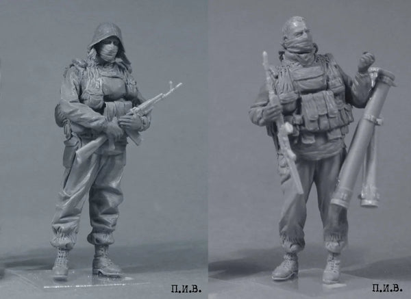 1/35 Modern Russian GRU Special Forces, Resin Model Figure Kit, Unassembled and Unpainted