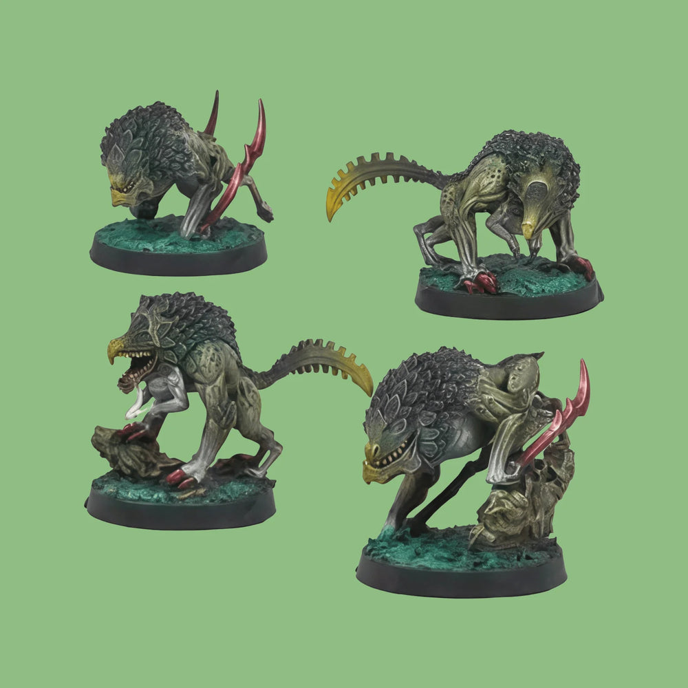 The Hungries Gakis, Resin Model Figure Kit, Anime Theme, Unassembled and Unpainted