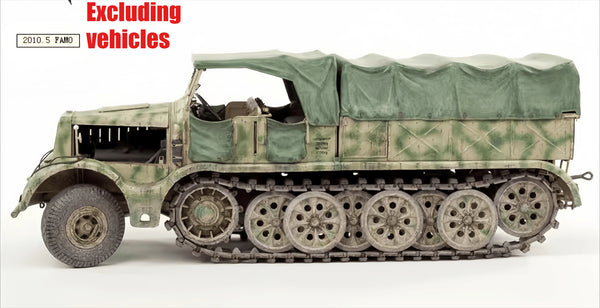 1/35 WWII Trailer Canopy, Resin Model Accessory Kit, Unpainted