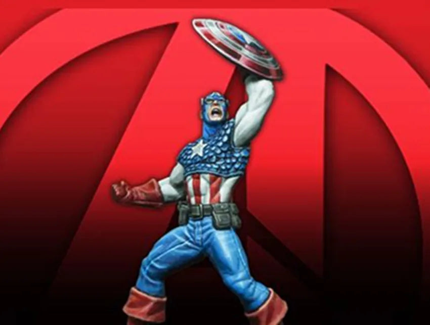 Superhero with Shield, Resin Model Figure Kit, Unassembled and Unpainted