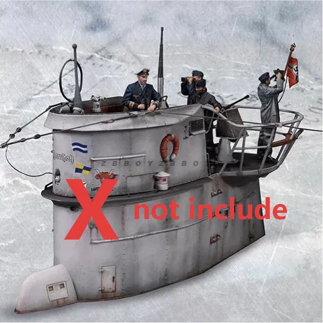 1/35 Modern Military Sailors on Patrol Boat, 5 Figures, Resin Model Figure Kit, Unassembled and Unpainted