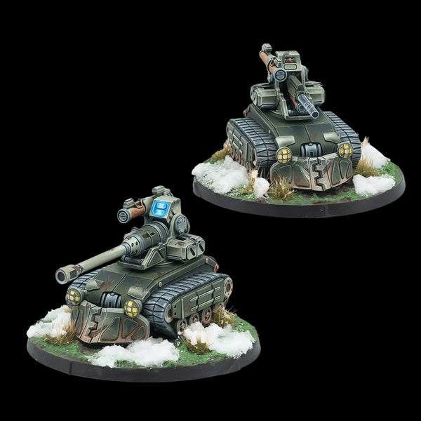 32mm Modern Ariadna Vystrel Artillery Regiment, 3 Figures, Resin Model Vehicle Kit, Unassembled and Unpainted