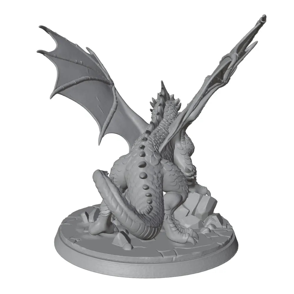 50mm Giant Dragon, Resin Model Figure Kit, Fantasy Theme, Unassembled and Unpainted