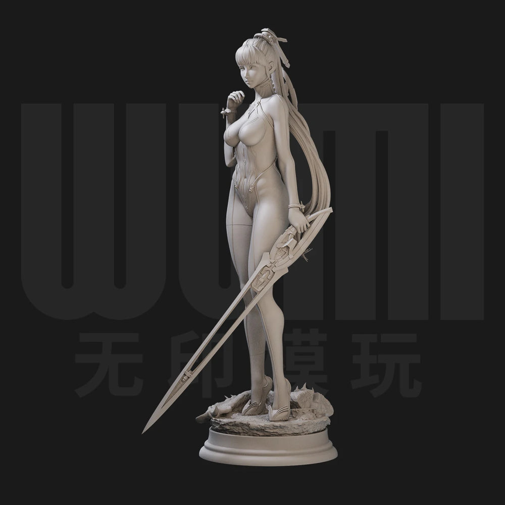 90mm Pin-Up Female Warriors, 8 Figures, Resin Model Figure Kit, Unassembled and Unpainted