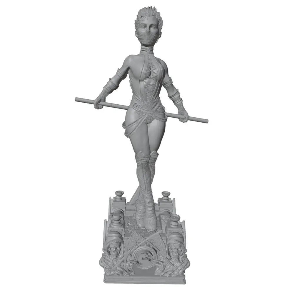 1/24 Fantasy Warrior Woman, Resin Model Figure Kit, Unassembled and Unpainted