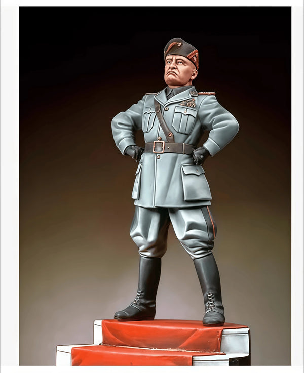 54mm WWI Commander, Resin Model Figure Kit, Unassembled and Unpainted