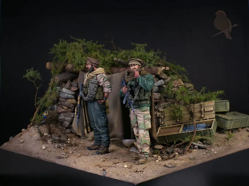 1/35 Modern US Special Forces Afghanistan 2001, 6 Figures, Resin Model Figure Kit, Unassembled and Unpainted