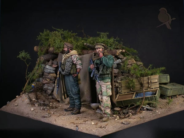 1/35 Modern US Special Forces Afghanistan 2001, 6 Figures, Resin Model Figure Kit, Unassembled and Unpainted