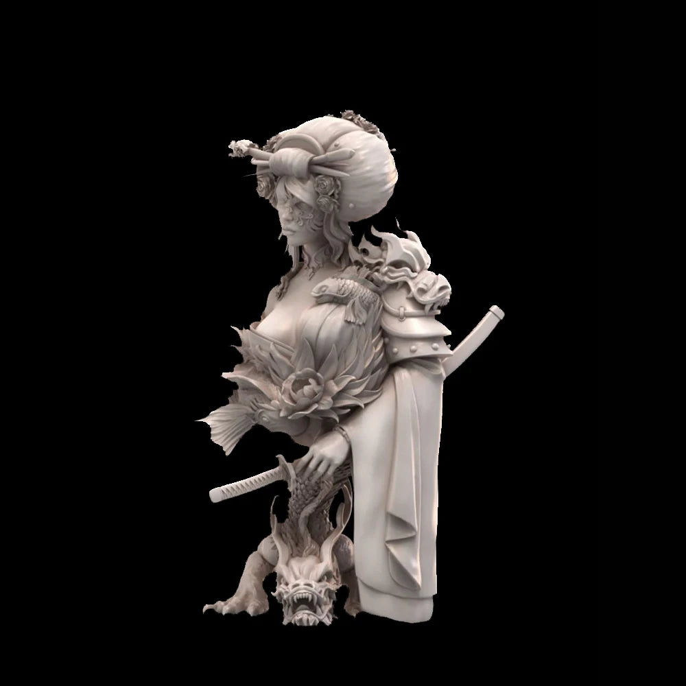 1/9 Female, Resin Model Figure Kit, Fantasy Theme, Unassembled and Unpainted