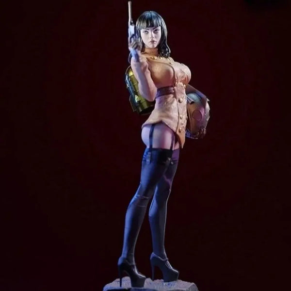 1/24 Commando with Rocket Launcher Pack, Resin Model Figure Kit, Sci-Fi Theme, Unassembled and Unpainted
