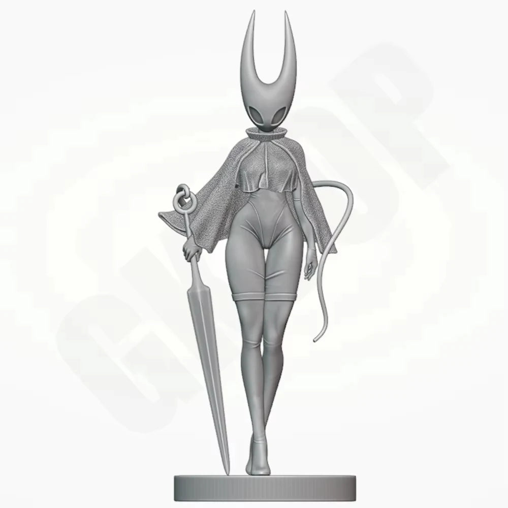 1/24 Horned Demon Warrior, Resin Model Figure Kit, Fantasy Theme, Unassembled and Unpainted