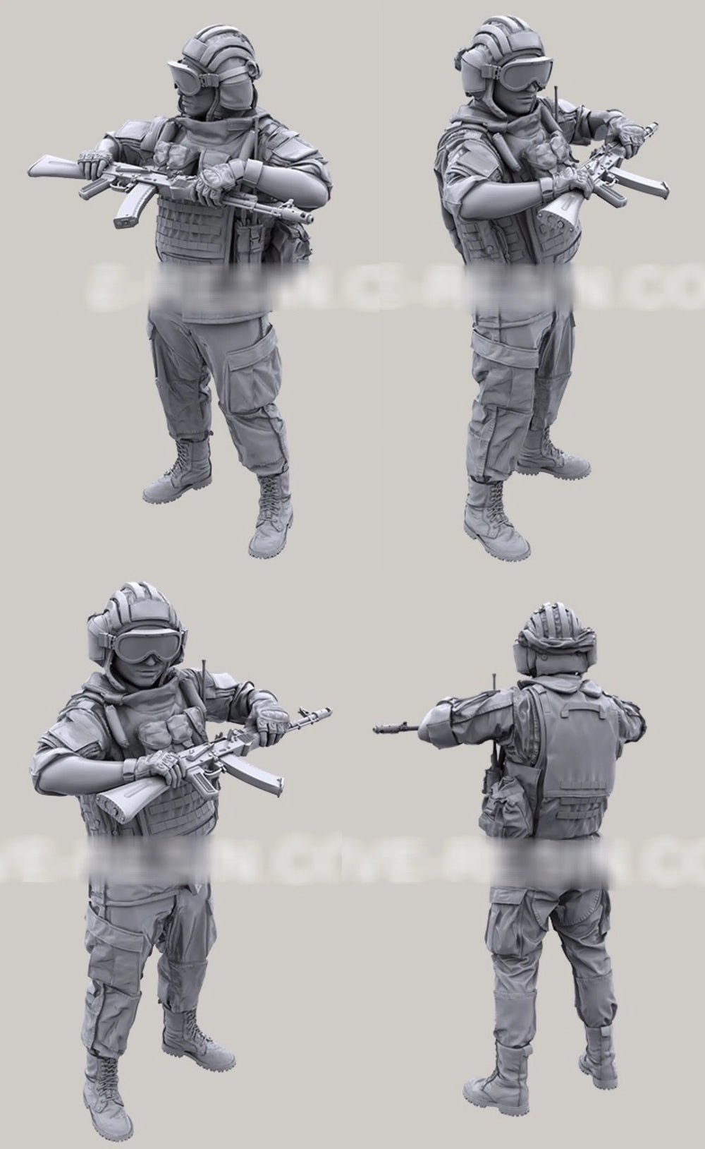 Modern Tactical Soldiers — 1/35 Resin Figure Set