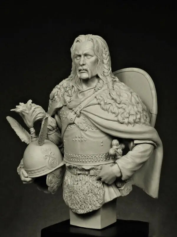 1/12 Medieval Fantasy Warrior, Resin Model Bust Kit, Fantasy Theme, Unassembled and Unpainted