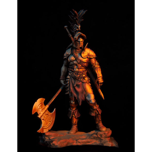 1/24 Medieval Fantasy Barbarian and Knight Warriors, 2 Figures, Resin Model Figure Kit, Unassembled and Unpainted