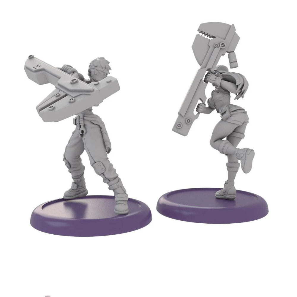 Modern Sci-Fi Tactical Soldiers, 7 Figures, Resin Model Figure Kit, Unassembled and Unpainted