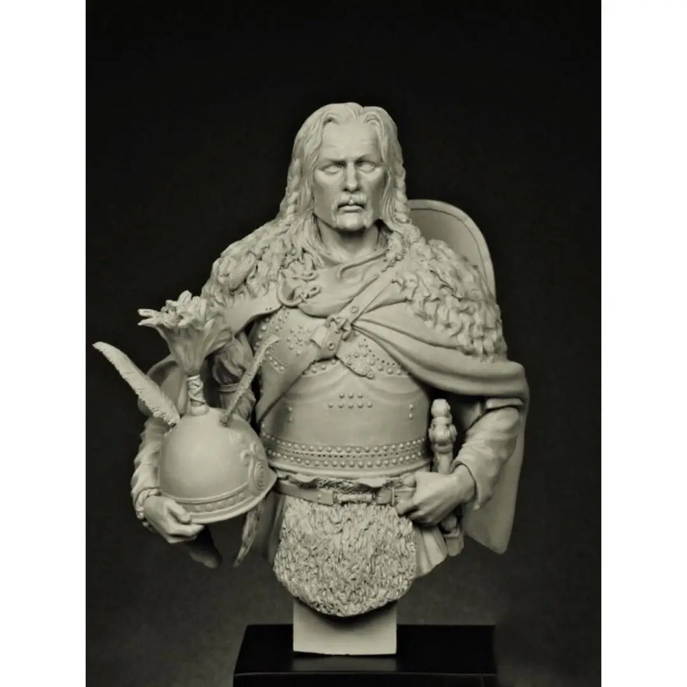 1/12 Medieval Fantasy Warrior, Resin Model Bust Kit, Fantasy Theme, Unassembled and Unpainted