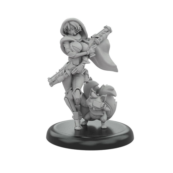 40mm Female Warriors, 2 Figures, Resin Model Figure Kit, Fantasy Theme, Unassembled and Unpainted