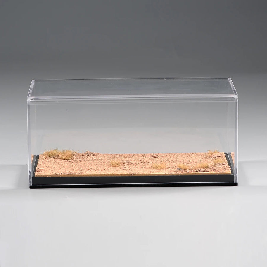 Desert Terrain Diorama Platform 1/64 Scale Resin Display Case - resin model view 4