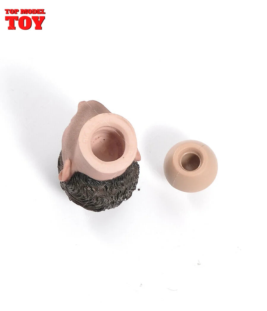 1/6 Scale WWII Submarine Captain British Bernard Law Montgomery PVC Head Sculpt Fit 12'' Male Soldier Action Figure Body Dolls