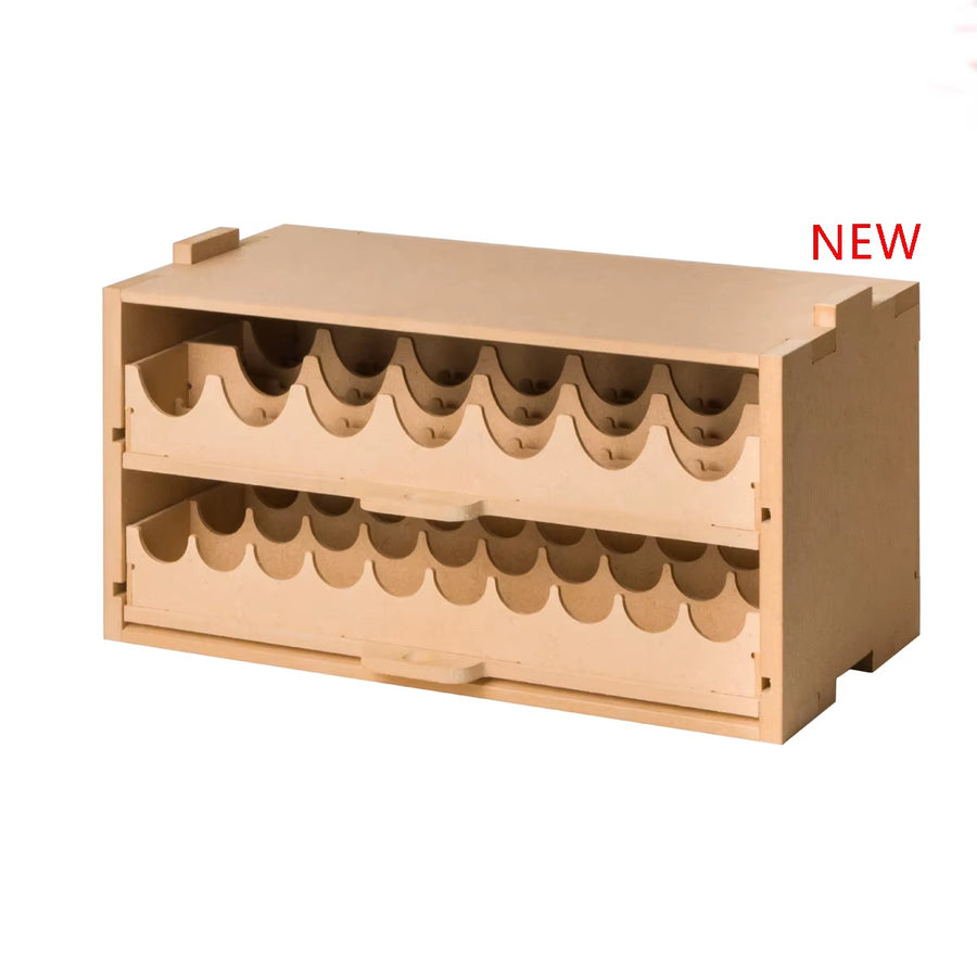 Model Tools Storage Rack Storage Box Wooden Box Hobby Making DIY Dspiae Model Tool Shelf