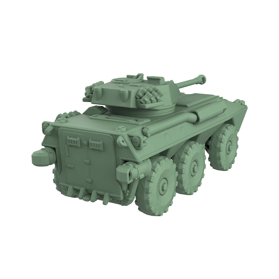 Modern US 8-Wheel Armored Personnel Carrier 1/87 Resin Vehicle Kit - resin model view 2