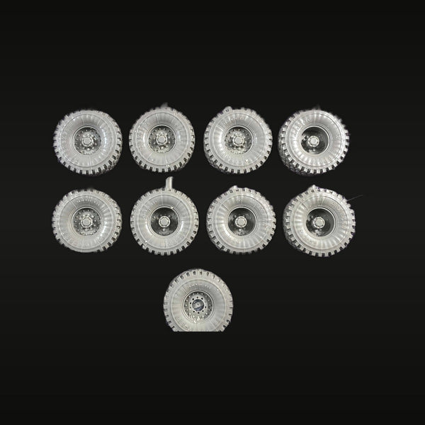 Large Scale Truck Wheel Set 1/35 Resin Accessory Kit