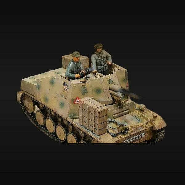 WWII German Marder III Tank Destroyer with Crew Diorama Set 1/35 Resin Kit