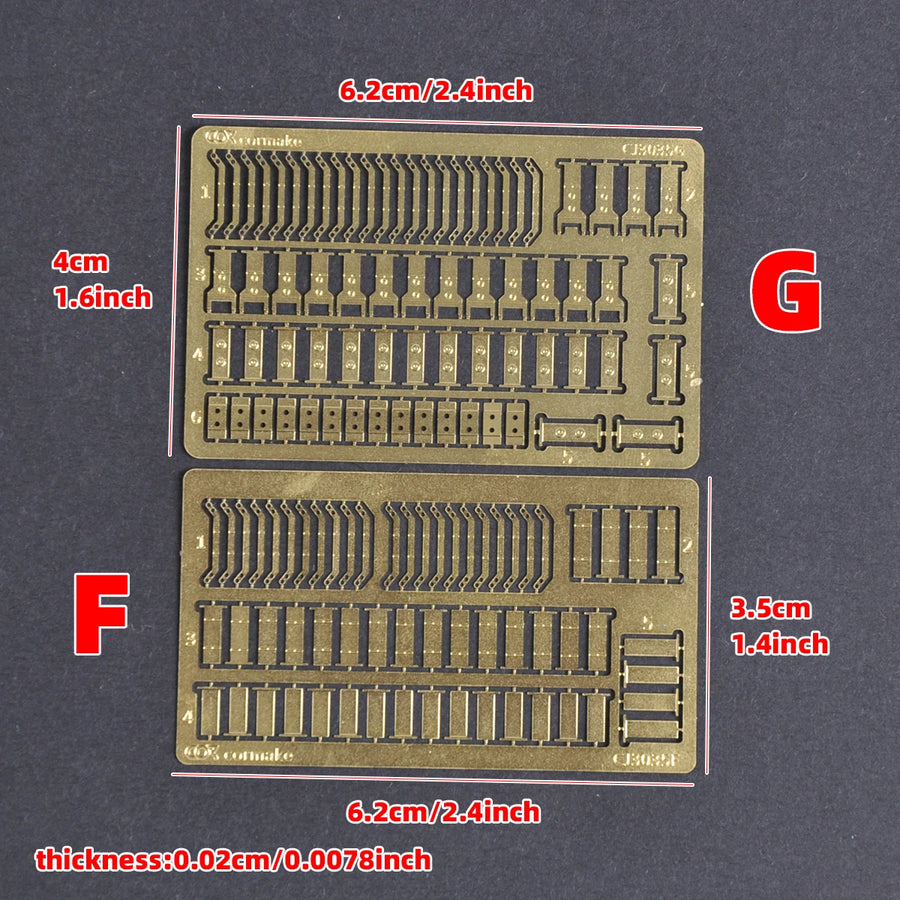 1/35 Photo Eatch PE Scale Model Kit Metal Material Bucket Pail Sand Table Diorama Models Suits for Tank Vehicle Modified Part