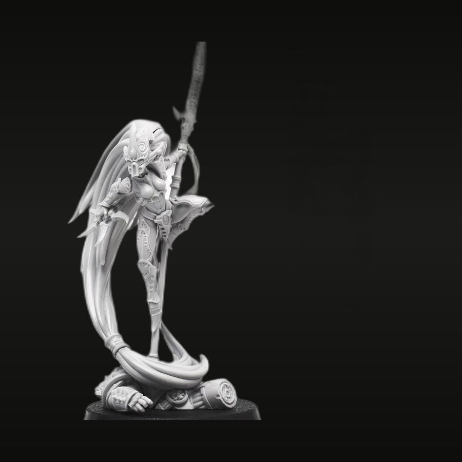 Red Witch Voidstalker Prime 28mm Resin Figure Kit - unpainted resin model kit