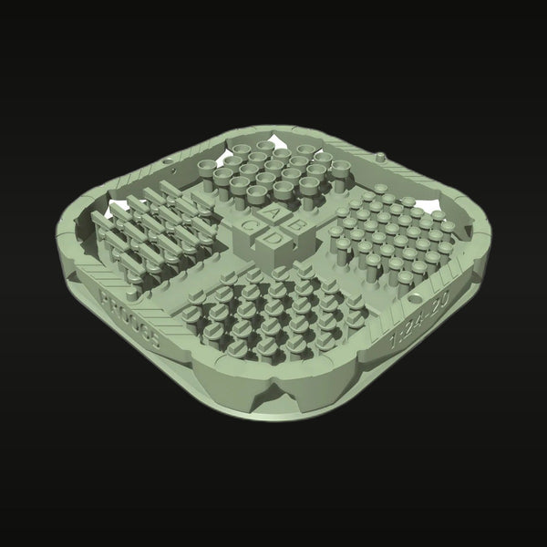 Military Vehicle Interior Detail Set 1:24 Resin Kit