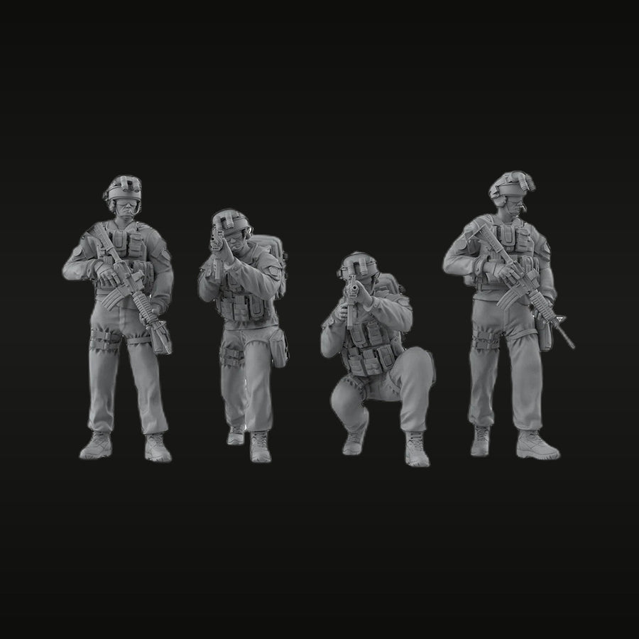 Modern US Special Operations Team 1/35 Resin Figure Kit - unpainted resin model kit