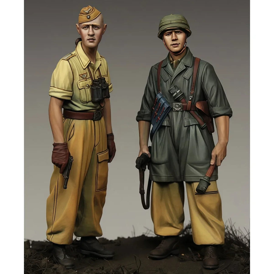 WWII Italian Colonial Infantry Set North Africa 1/35 Resin Figure Kit - resin model view 2